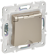 SKANDY Роз. з/к/ш кр. 16А IP44 SK-R11Sh шамп. IEK, SK-R16-16-44-K37