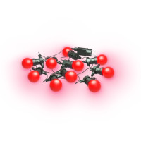 Гирлянда светодиодная "Белт Лайт" Gauss серия Holiday,10 ламп, 7,7 м, IP44, красный, 1/6, HL064