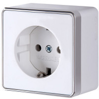 Werkel W5071001/ Розетка с заземлением Gallant (белый), a051584