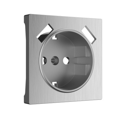 Werkel W1179509/ Накладка для розетки USB (cеребряный рифленый), a051365