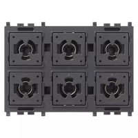 Vimar Контроллер программируемый Flat с шестью кнопками, RGB подсветка, доукомплектовываются клавишами, By-Me, 01485.AX