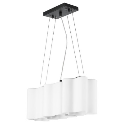Lightstar 802137 (NUBI-D3A) Подвес NUBI 3х40W E27 ЧЕРНЫЙ МАТОВЫЙ/БЕЛЫЙ (в комплекте)