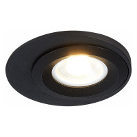 ST LUCE ST216.408.01 Св-к встр. Черный GU10 1*7W IP20 D100xH23 220V Без ламп