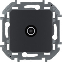 Legrand Розетка TV (телевизионная) - Legrand Inspiria - "звезда" 2дБ 0-2400мГц - антрацит, 673853