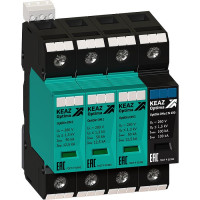 Ограничитель импульсных перенапряжений (УЗИП) OptiDin OM-I-3+Nu-280/12,5, КЕАЗ, 114275