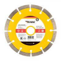 Диск алмазный отрезной сегментный 150x22,2x2x10мм KRANZ, KR-90-0102 Диск алмазный отрезной сегментный 150x22,2x2x10мм KRANZ, KR-90-0102