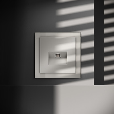 Розетка компьютерная встраиваемая VOLTUM S70 RJ45 кат.6, (кашемир), VLS060103