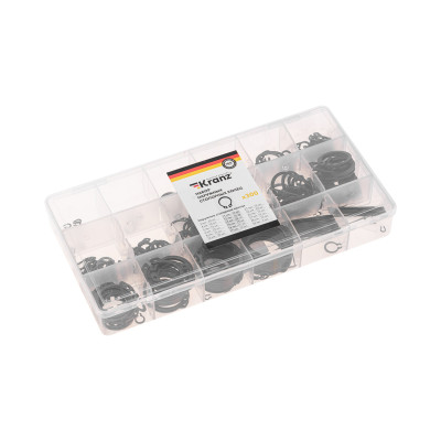 Набор наружных стопорных колец 3-32мм (300 шт/уп) KRANZ, KR-01-3101-14