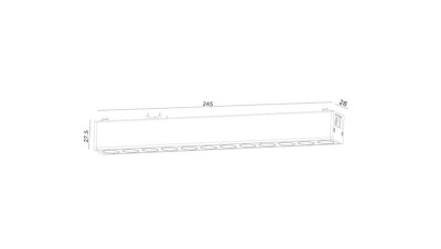 Светильник трековый DL-SLIM-DRBL-12-CCT 48В 12Вт 2700-6000К черн. DesignLed 00-00022080