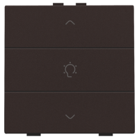 Niko Home Control Шоколад Кнопка  управления диммера, 124-51043