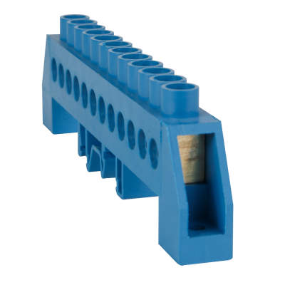 КЭАЗ Шина нулевая  в комбинированной изоляции OptiKit BB-F-N-DIN-6-8х12-синий, 277971