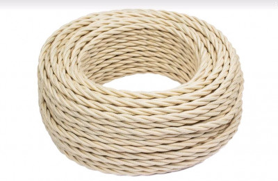 Bironi Провод 3*0,75 Песочное золото (матовый) 20м, B1-432-719-20