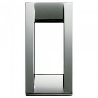 Vimar Накладка на 1 модуль для панелей металл хром, 16781.36 Vimar Накладка на 1 модуль для панелей металл хром, 16781.36