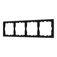 054224 - Рамка пластиковая FRM-NOBE-SFPL-4-BK (Arlight, -)