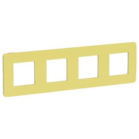 рамка 4-поста, ЗЕЛЕНОЕ ЯБЛОКО/бежевый