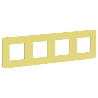 рамка 4-поста, ЗЕЛЕНОЕ ЯБЛОКО/бежевый