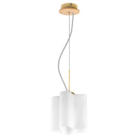 Lightstar 802115 (MD998-1) Подвес  NUBI LEGNO 1х40W E27 СВЕТЛОЕ ДЕРЕВО/БЕЛЫЙ (в комплекте)