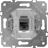 Donel D16  Механизм розетки RJ45 одиночная cat.6/ClassE-8, DO16100