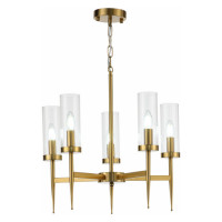 ST LUCE SL1159.303.05 Люстра подвесная ST-Luce Латунь/Латунь, Прозрачный E14 5*60W