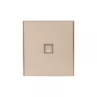 KRANZ STRONG Розетка компьютерная RJ45 кат6 с/у шелк, с 1-пост. рамкой, KR-78-0724-8