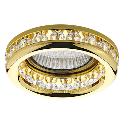 Lightstar 031702 Светильник MONILO INC MR16/HP16 ЗОЛОТО/ПРОЗРАЧНЫЙ (в комплекте)