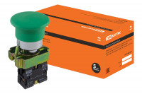 Кнопка BС31 "Грибок" без подсветки зеленый 1з TDM Electric, SQ0704-0043 Кнопка BС31 "Грибок" без подсветки зеленый 1з TDM Electric, SQ0704-0043