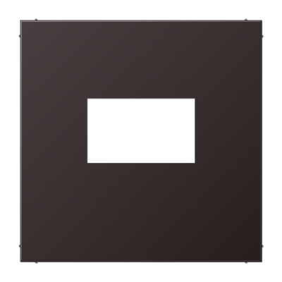 Плата для USB-зарядных устройств без видимого винта; металл; дарк, AL1969USBD