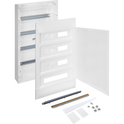 Legrand Practibox S Пластиковый щиток Навесной 4X18 Белая дверь, 137609