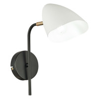 Evoluce SLE103601-01 Светильник настенный Черный, Золотой/Белый E14 1*40W