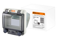 Крышка защитная для выреза в шкафу пластик 4 модуля IP67 TDM Electric, SQ0911-0001