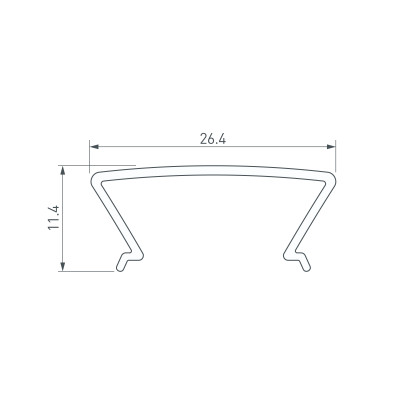 Экран FOLED-3000 OPAL-PM (Arlight, Пластик), 044855