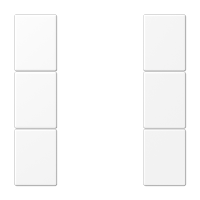 Набор накладок 3 группы для модулей F50; термопласт; белый матовый, LS503TSAWWM Набор накладок 3 группы для модулей F50; термопласт; белый матовый, LS503TSAWWM
