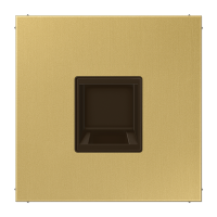 Плата (фиксация защёлкиванием) для одного модуля; металл; латунь Classic, ME1969-15WEC Плата (фиксация защёлкиванием) для одного модуля; металл; латунь Classic, ME1969-15WEC