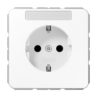 Штепсельная розетка SCHUKO 16A 250V~ с полем для надписи; белая, CD1520NAWW