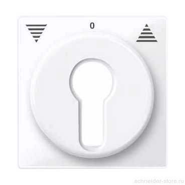 SM Накладка для выключателя, управл. ключом,  активно-бел.
