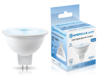 Светодиодная лампа линза MR16 7Вт 6400K GU5.3 38°, AMBRELLA LIGHT, 170716