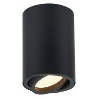 ST LUCE ST108.407.01 Светильник потолочный Черный GU10 1*50W  IP20 D70xH100 220V Без ламп