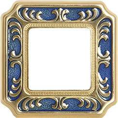 FD01351AZEN Fede Siena Smalto Italiano Рамка 1-ная, Blue Sapphire