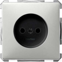 SD Розетка со шторк. 2К 16А 250В~, стальн.