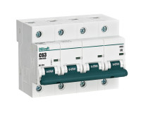 DEKraft Автоматический выключатель 4Р 63А х-ка С ВА-201 10кА