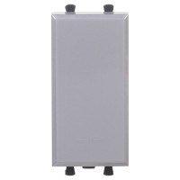 4404111 - ДКС Переключатель модульный, "Avanti", "Закаленная сталь", 1 модуль