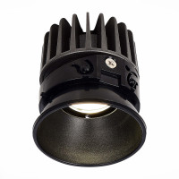 ST LUCE ST851.448.07 Светодиодный модуль Черный LED 1*7W 4000K 560Lm Ra90 36° IP20 D69xH75 220-240V