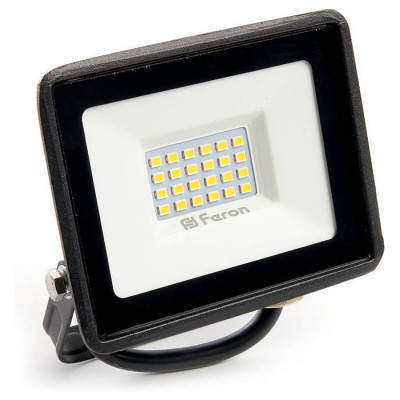 Прожектор светодиодный 2835 SMD 30W 4000K IP65  AC230V/50Hz, черный, LL-920, Feron 29495