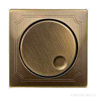 ЦЕНТР.ПЛАТА ДИММЕРА ПОВ., АНТИЧНАЯ ЛАТУНЬ