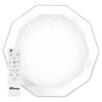 Светильник светодиодный управляемый с пультом 36W, Max. 2900Lum, 3000К-6000K, IP20, AL5200 DIAMOND, Feron 29635