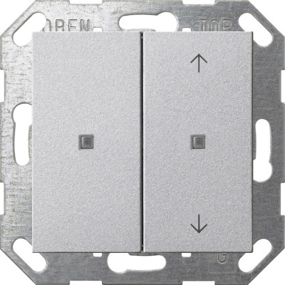 517526 Gira Кноп. выключатель KNX 2-клав.(без надписи+ со стрелками)