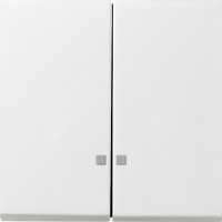 0631112 Gira Накладка двухклавишная с контрольным окном