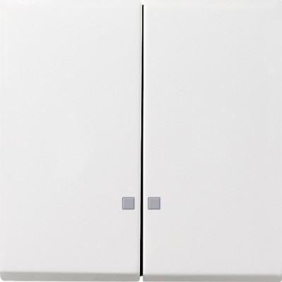 0631112 Gira Накладка двухклавишная с контрольным окном