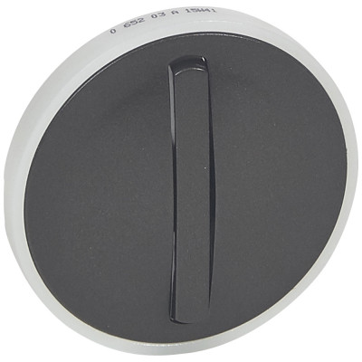 Legrand Лицевая панель - Программа Celiane - для контурной подсветки механизмов Кат. № 0 670 01/02/31/32 с тонкой клавишей - графит, 065203