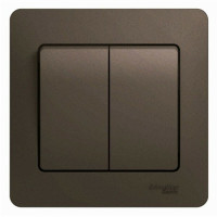 2-кл. ВЫКЛЮЧАТЕЛЬ, сх.5, 10АХ, в сборе, ШОКОЛАД